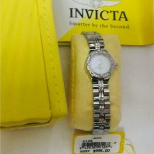 Invicta Silver Women's Watch with Crystal Accents